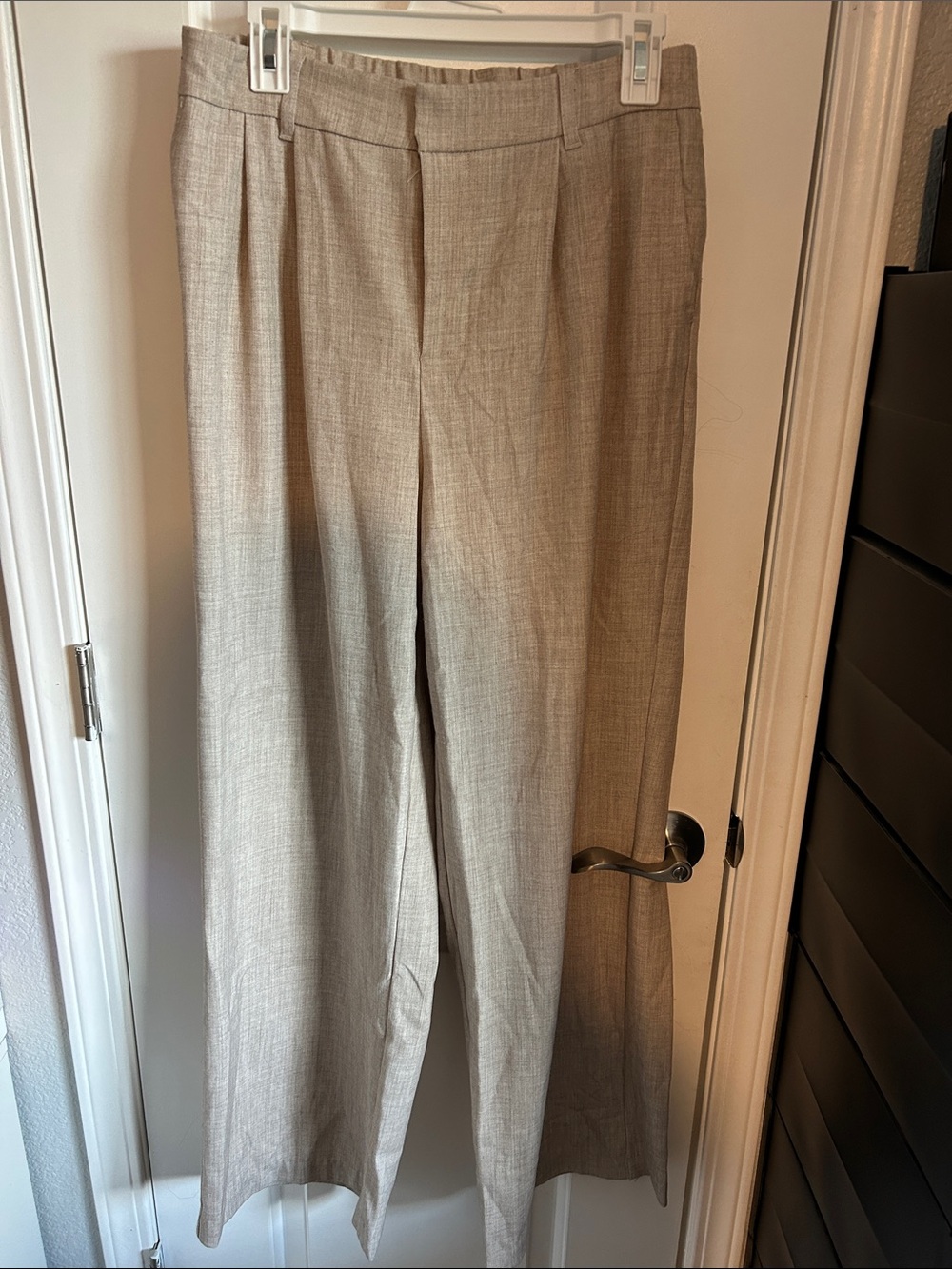 SO Light Beige Women's Wide-Leg Dress Pants